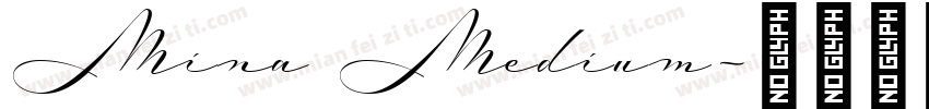 Mina Medium字体转换